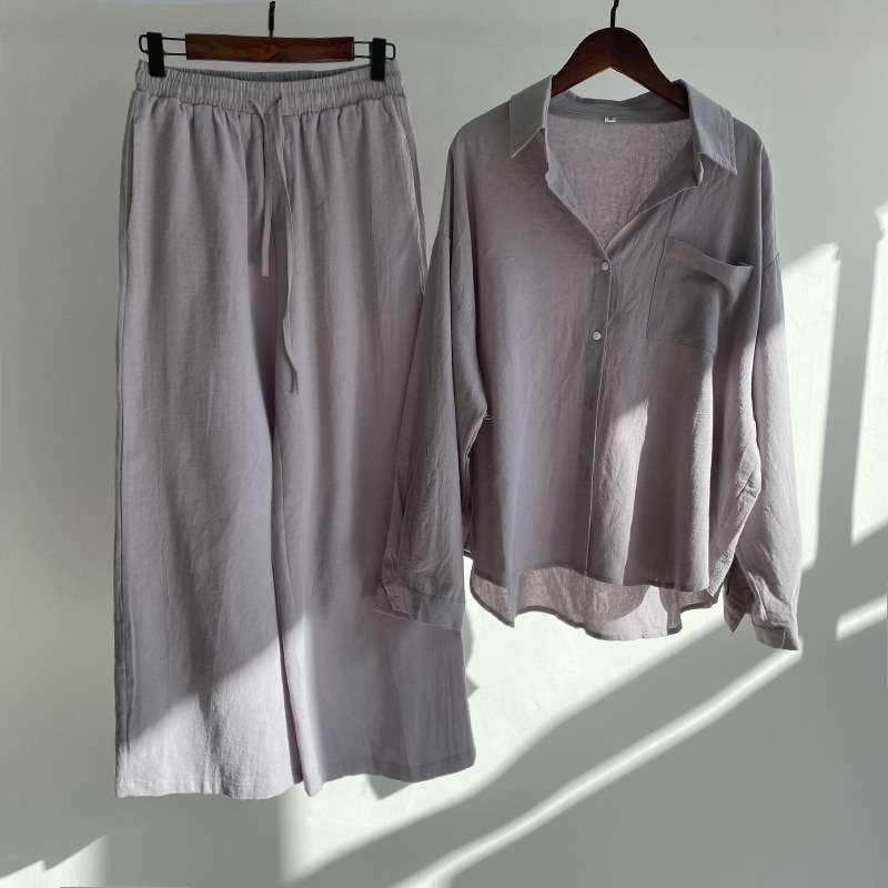 fashionable Women's Slacks Cotton Shirt 2.0