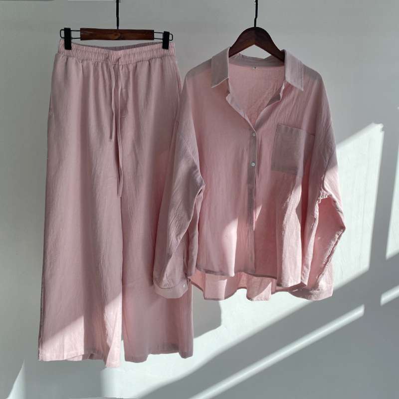 fashionable Women's Slacks Cotton Shirt 2.0
