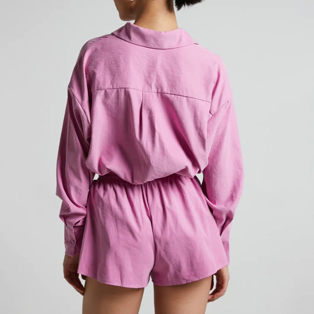 Niobe Relaxed Button Up Shirt Set