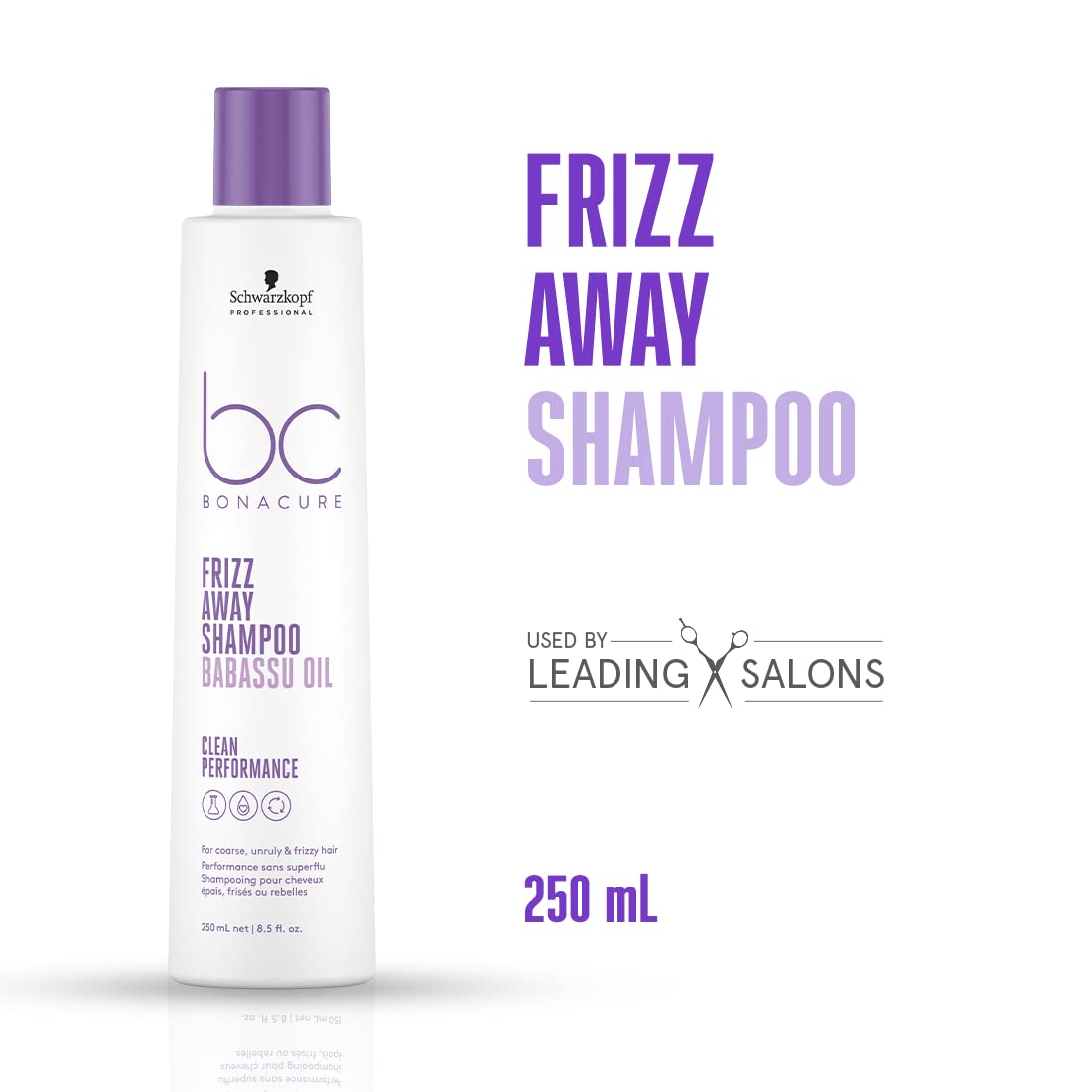 Schwarzkopf Professional Bonacure Frizz Away Shampoo With Babassu Oil (250ml)