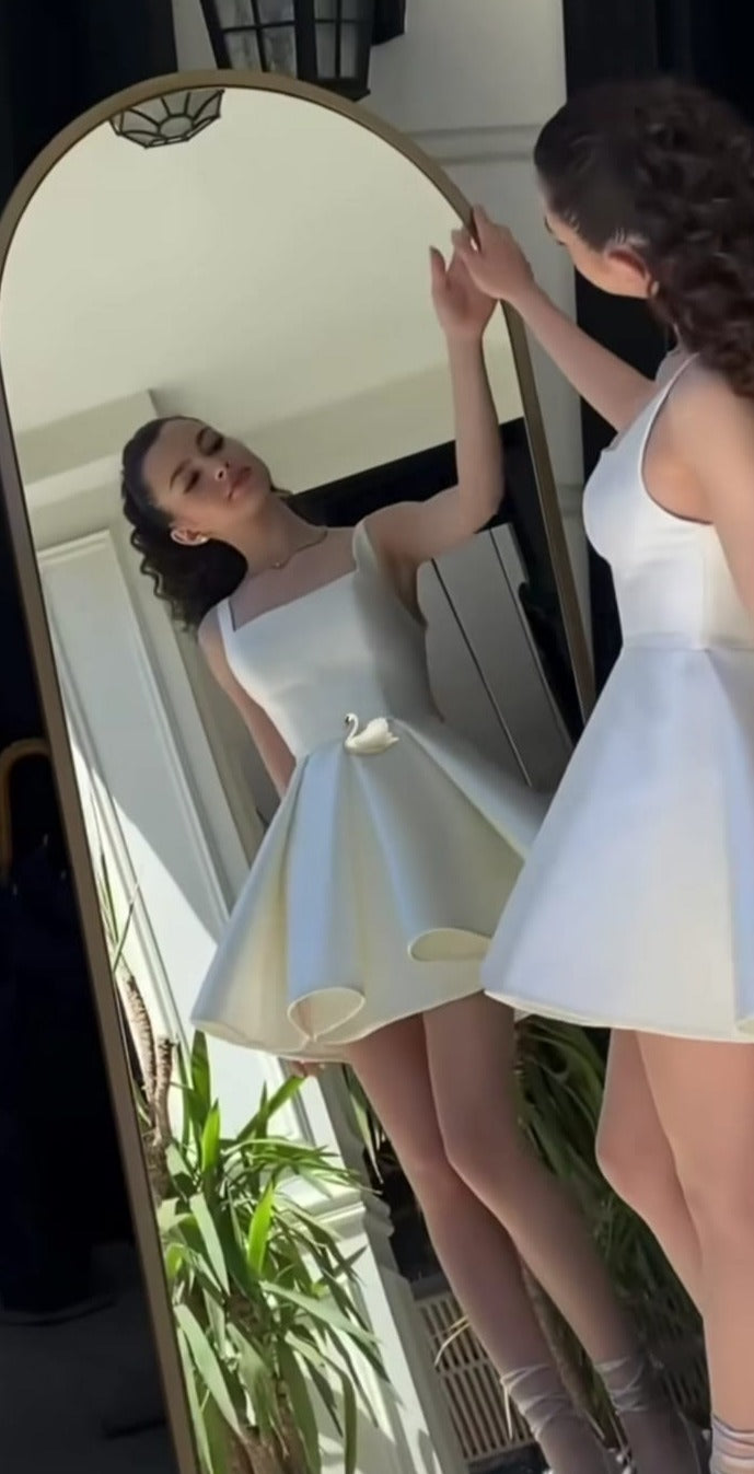 Perfect prom satin dress