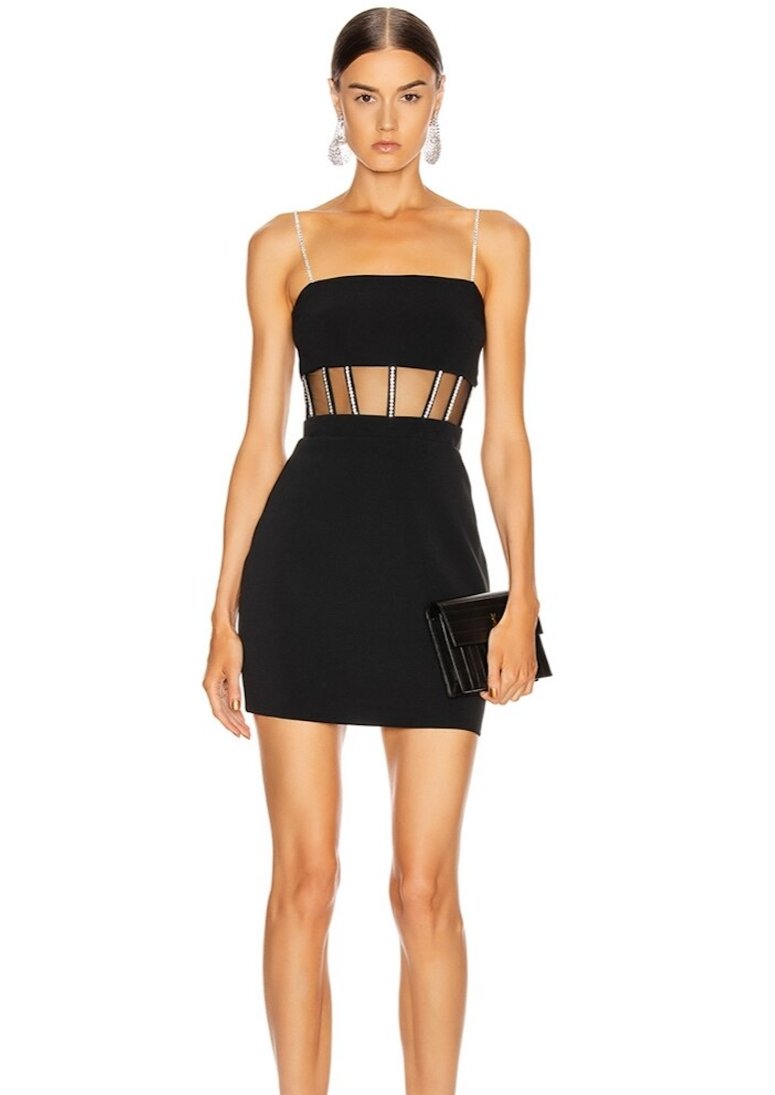 Starlit Night Black Cocktail Dress