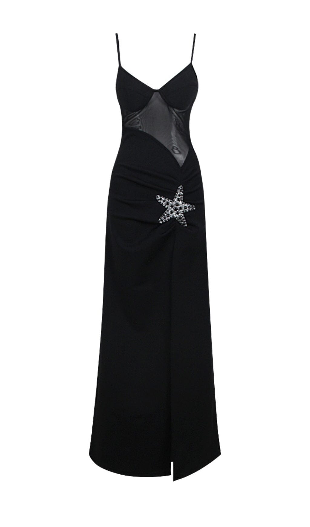 Starlit Affair Black Maxi Dress