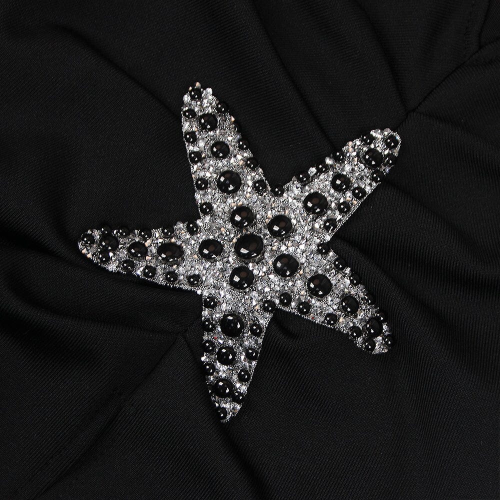 Starlit Affair Black Maxi Dress