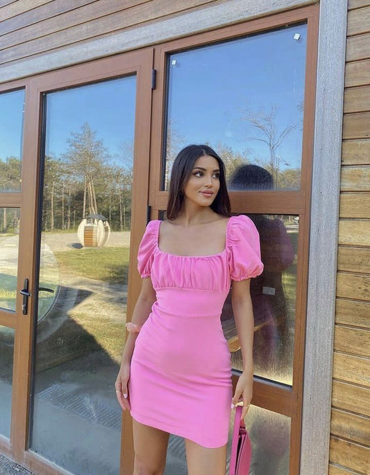 Moments of Bliss Pink Mini Dress