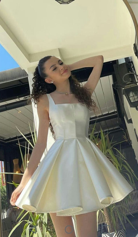 Perfect prom satin dress