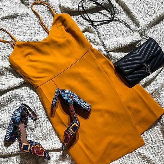 Whisper Envelope Skirt Sleeveless Mini Dress