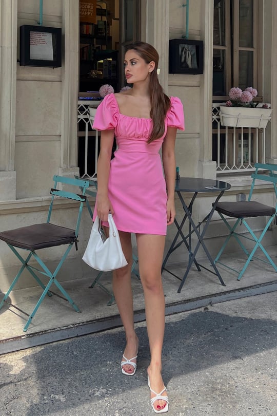 Moments of Bliss Pink Mini Dress